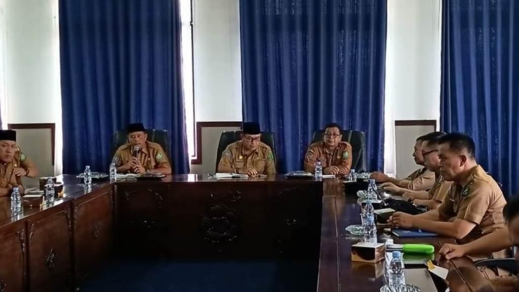 Sekda dan SKPD Gelar Rapat Pematangan Kegiatan HUT Lebong Ke-20