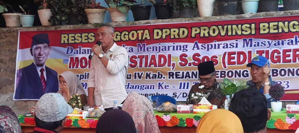 Temui Konstituen, Mohd Gustiadi Gelar Reses di Kediamannya