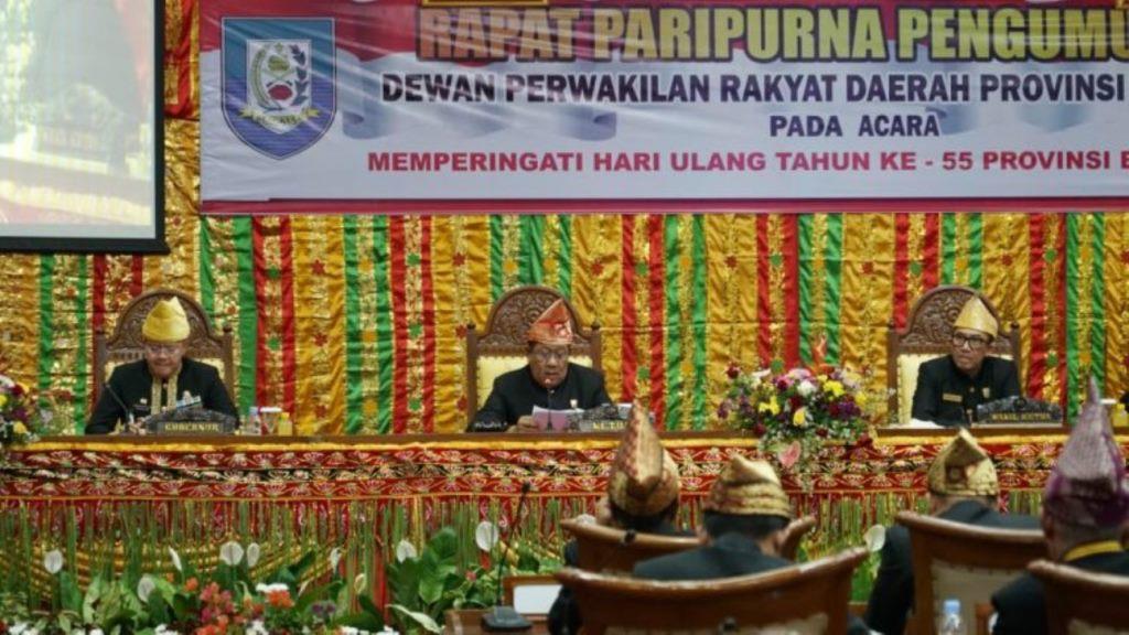 Dewan Beri Catatan Perbaikan Untuk Pemprov di HUT Provinsi Bengkulu
