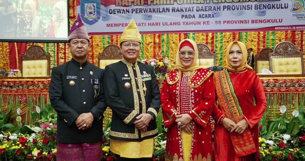 Sidang Paripurna HUT ke-55 Provinsi Bengkulu, Gubernur Rohidin Paparkan Komitmen dengan BPJS Kesehatan