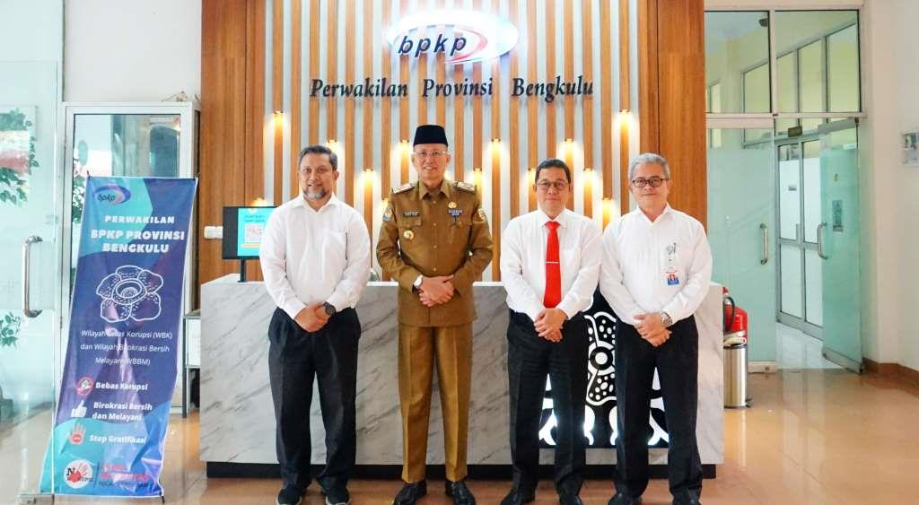 Bangun Sinergi dan Kolaborasi, Sekda Isnan Fajri Kunjungi Kantor BPKP Perwakilan Bengkulu