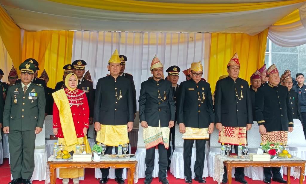 Pimpinan DPRD Provinsi Bengkulu Ikuti Upacara HUT Provinsi Bengkulu ke-55