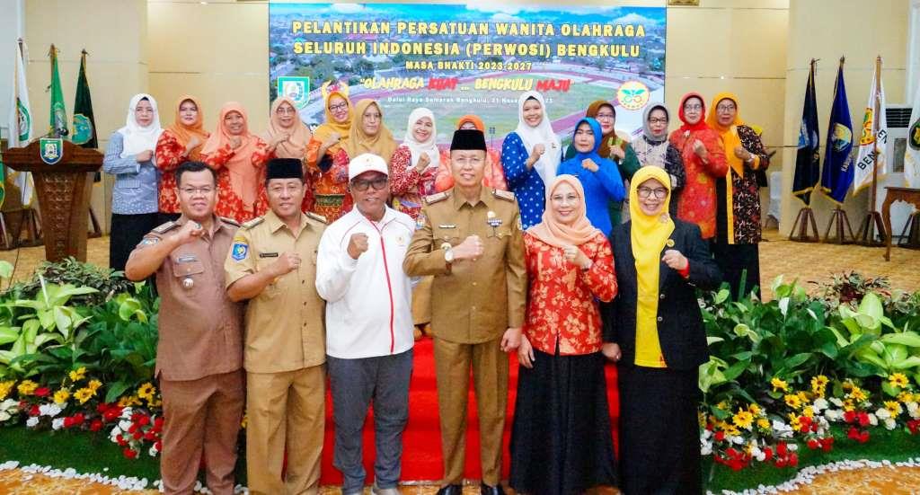 Pelantikan Porwosi Provinsi Bengkulu, Olahraga Kuat Bengkulu Maju