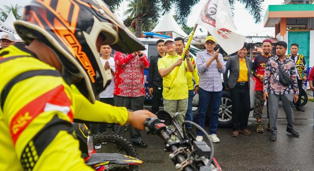 Waka I DPRD Provinsi Bengkulu Hadiri Pembukaan Trail Adventure Kaur 2023