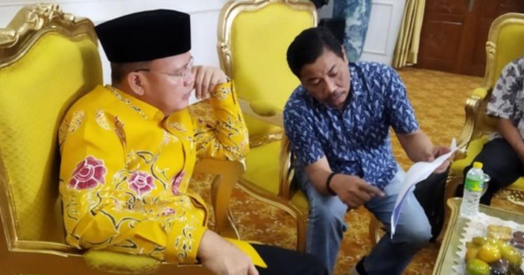 Usin Sembiring Damping Audiensi Kader Lingkungan dengan Gubenur Rohidin