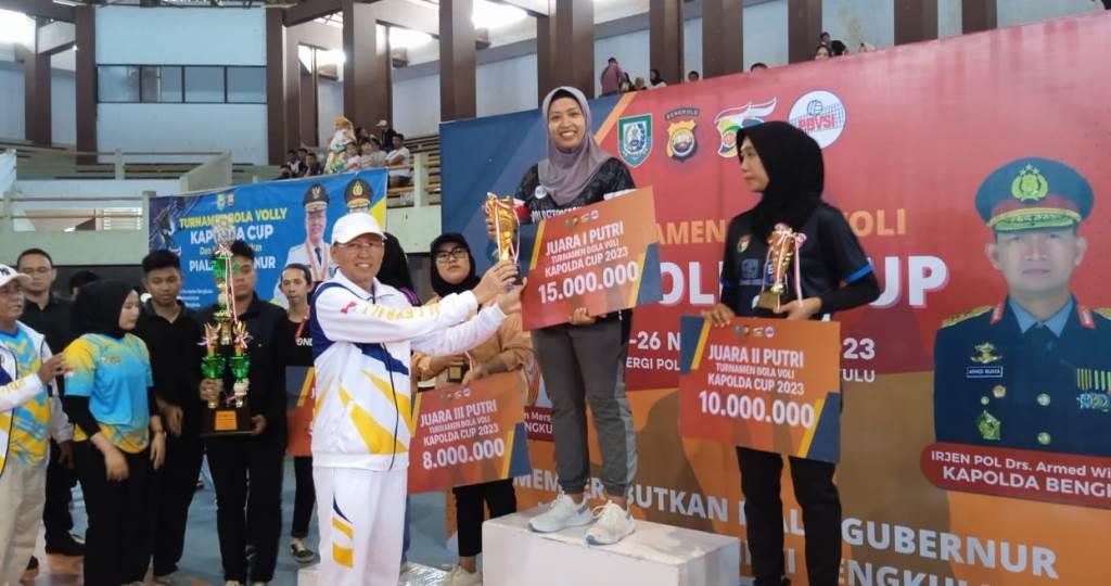 Tim Voli Kota Bengkulu dan Bengkulu Utara Raih Piala Gubernur Rohidin
