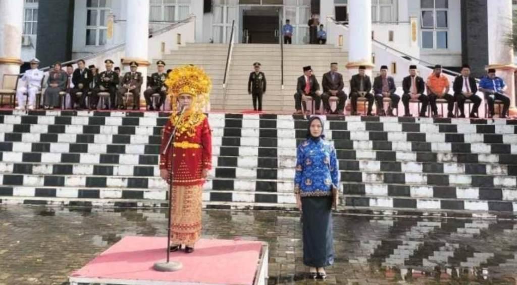 Wabup Wasri Pimpin Upacara HUT Provinsi Bengkulu Ke-55 di Mukomuko