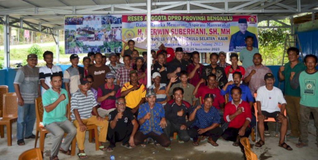 Pengakuan Warga Saat Reses, Herwin Suberhani Dikenal Sosok yang Membangun