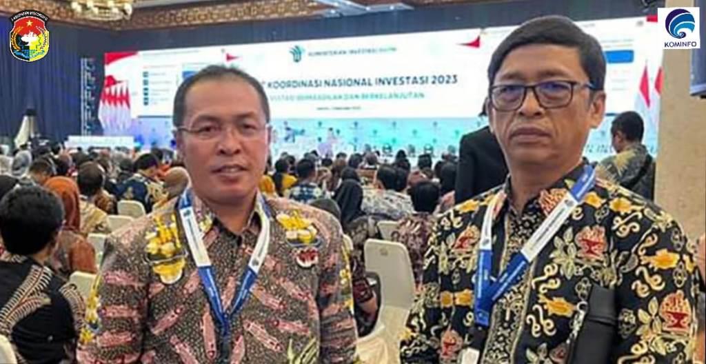 Bupati Sapuan Ikuti Rakornas Investasi 2023 di Jakarta