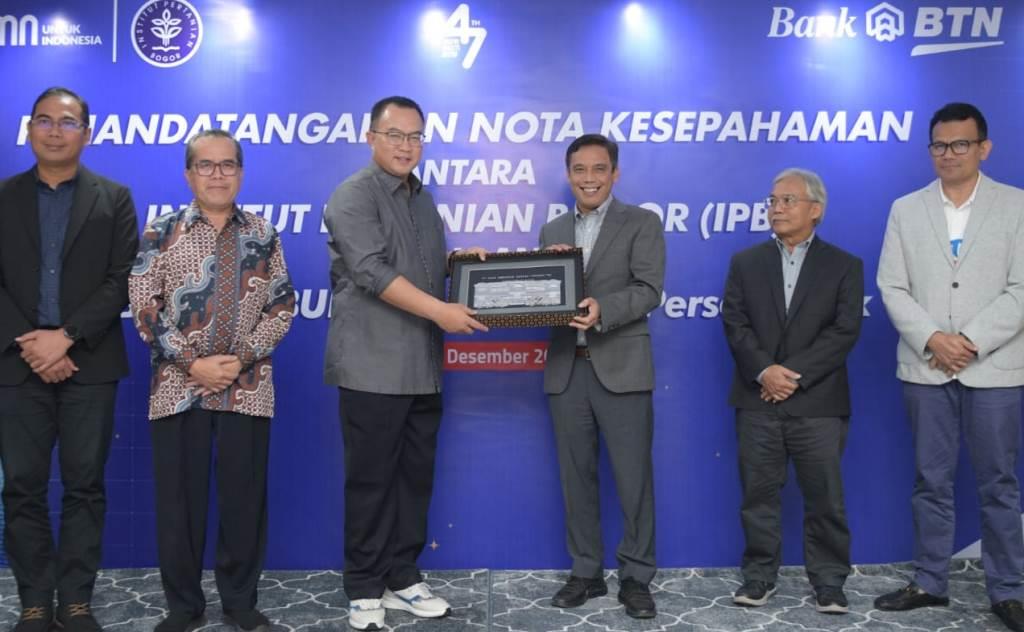 Bank BTN dan IPB Tandatangani Nota Kesepahaman Kerjasama Bisnis