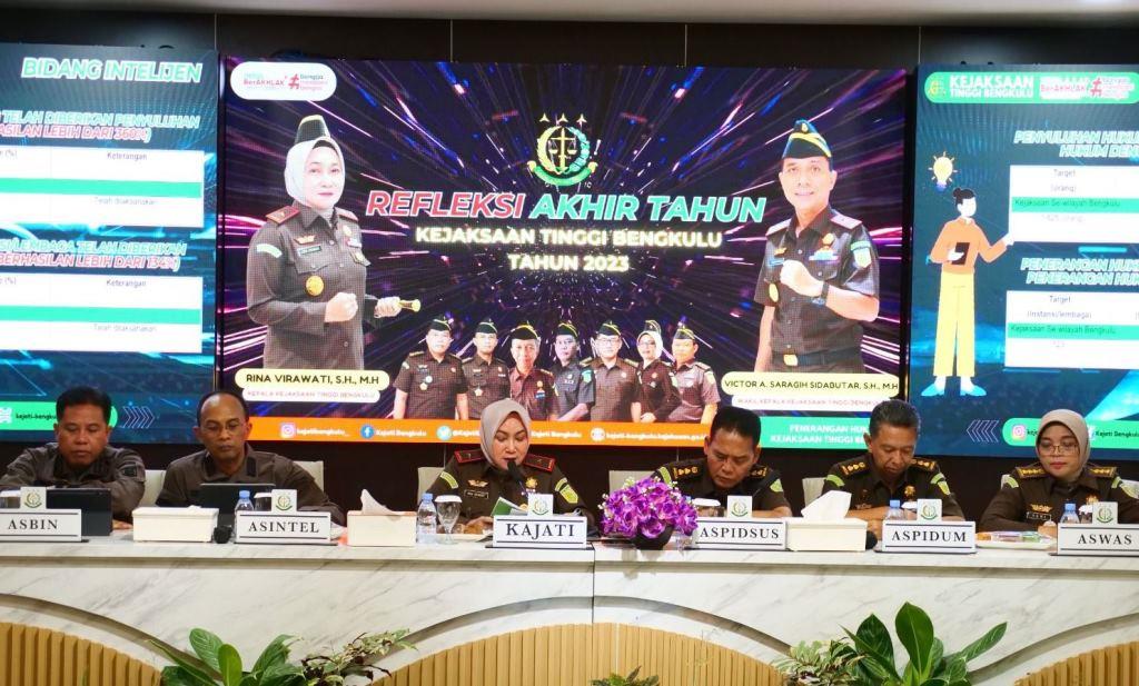 Kajati Bengkulu Sampaikan Sejumlah Capaian dalam Refleksi Akhir Tahun