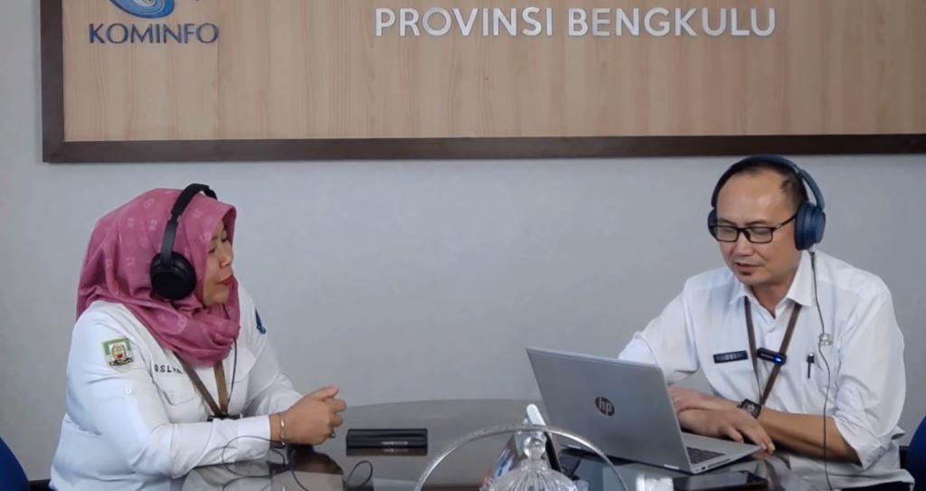 Perkuat Komunikasi Pembangunan, Kominfotik Provinsi Bengkulu Luncurkan Podcast