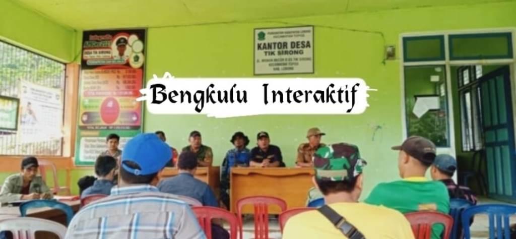 Pemdes Tik Sirong Laksanakan Titik Nol Rabat Beton Jalan Usaha Tani