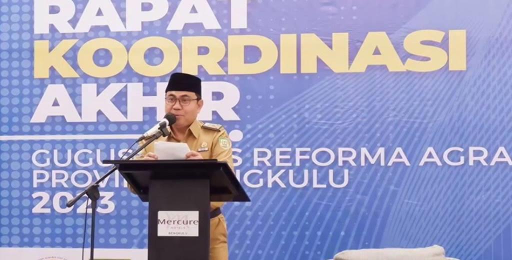 Rapat Koordinasi Akhir GTRA Provinsi Bengkulu Tahun 2023