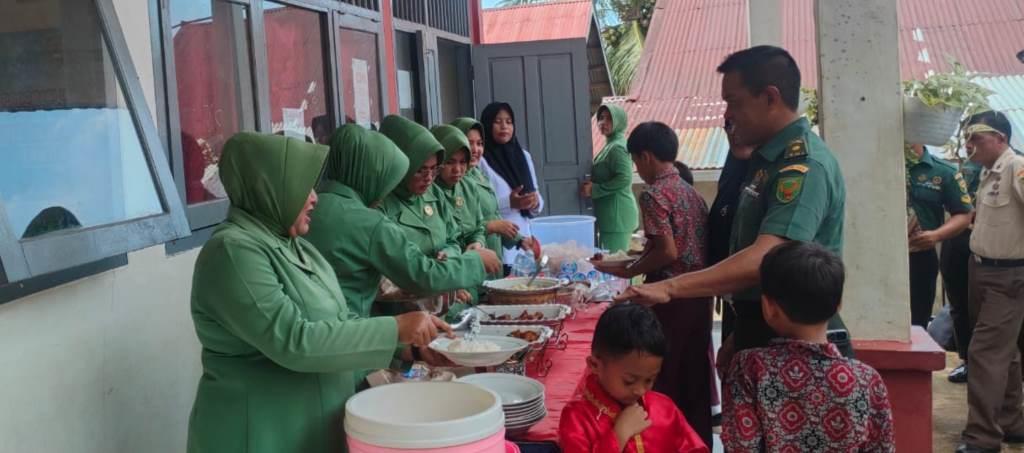 Cegah Stunting, Kodim 0425 Seluma Gelar Kegiatan Dapur Masuk Sekolah di SDN 71
