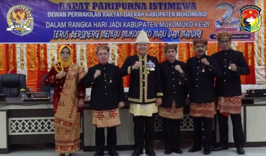 HUT ke-21 Kabupaten Mukomuko, Sinergi Menjadi Kunci Pembangunan