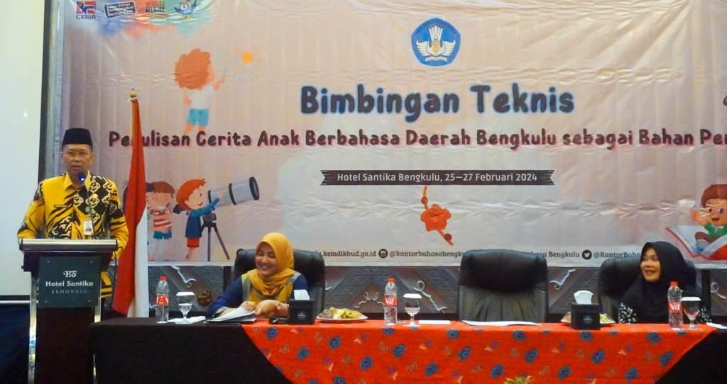 Pemprov Bengkulu Beri Dukungan Penulisan Cerita Anak Berbahasa Daerah