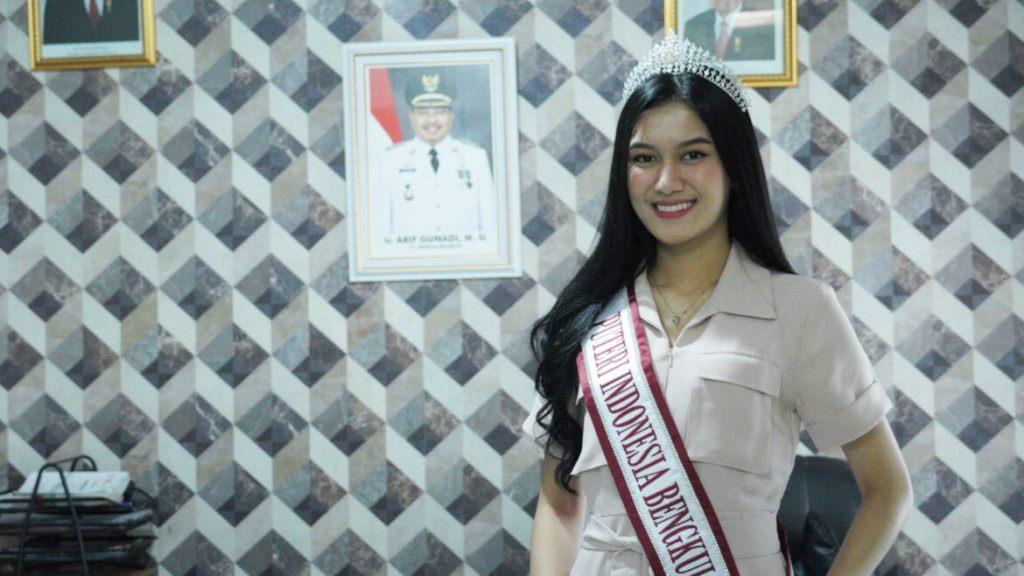 Finalis Putri Indonesia untuk Bengkulu Kunjungi Kominfo, Ayo Dukung Nabila Putri