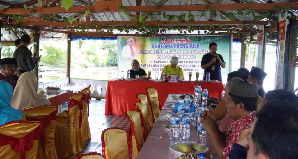 Pertemuan Bersama MKKS, Gubernur Rohidin Sampaikan Beberapa Poin Penting