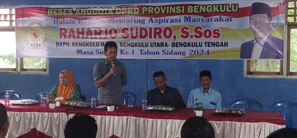 Reses Raharjo Sudiro Soroti Kelangkaan Pupuk, Harga Sembako Hingga Persoalan Infrastruktur
