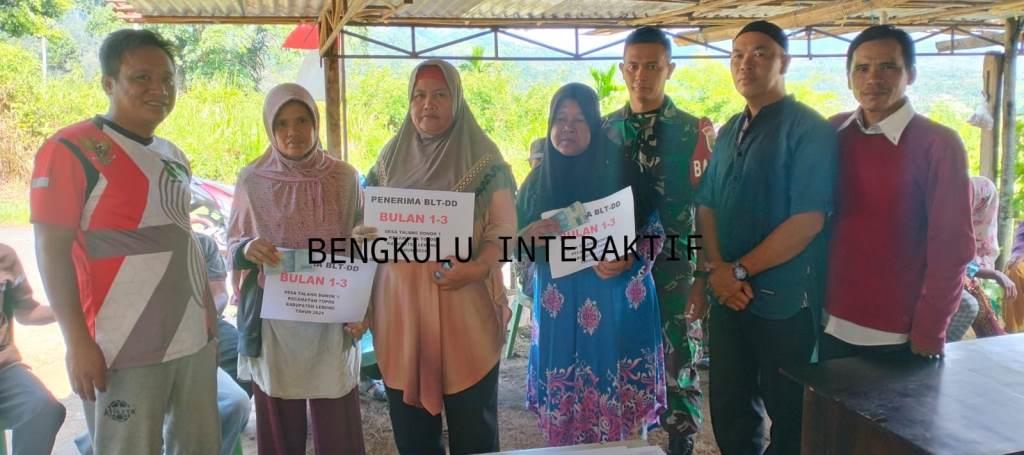 Camat Topos Pastikan BLT Desa Talang Donok I Terserap dengan Tepat