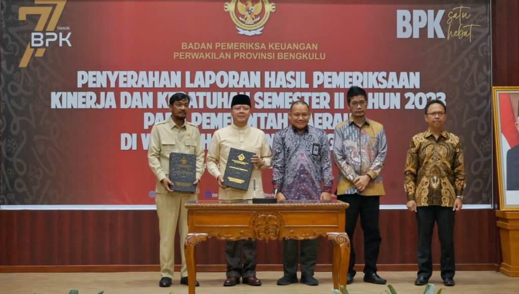 Waka II Beri Apresiasi Penerimaan LHP Pemprov Bengkulu