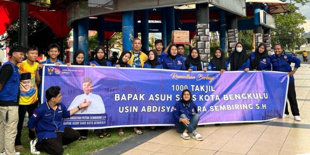 Bang Usin Bareng SANS Kota Bengkulu Bagi-Bagi 1000 Takjil