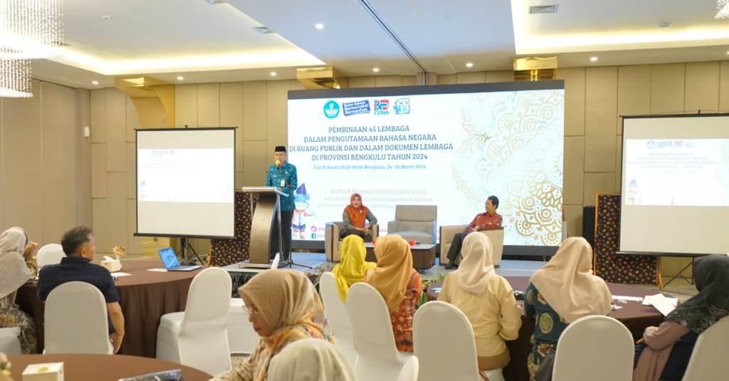 Usin Sembiring: Pentingnya Pengutamaan Bahasa Negara dalam Ruang Publik