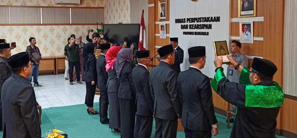 Pemprov Bengkulu Rotasi 24 Pejabat dari Berbagai OPD