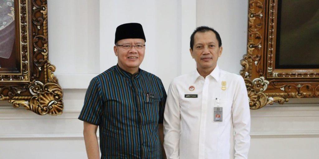 Gubernur Rohidin Terima Kunjungan Kakanwil Kemekumham Bengkulu