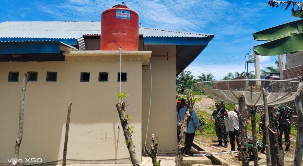 PT. DDP Dukung Satgas TMMD Kodim 0428 Bangun Sumur Bor di Desa Lubuk Talang