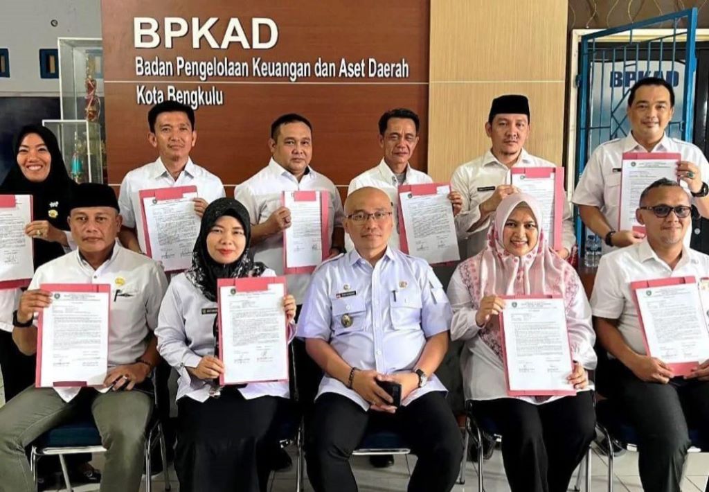 Teken Pakta Integritas, BPKAD Kota Bengkulu Komitmen Jalankan Tugas