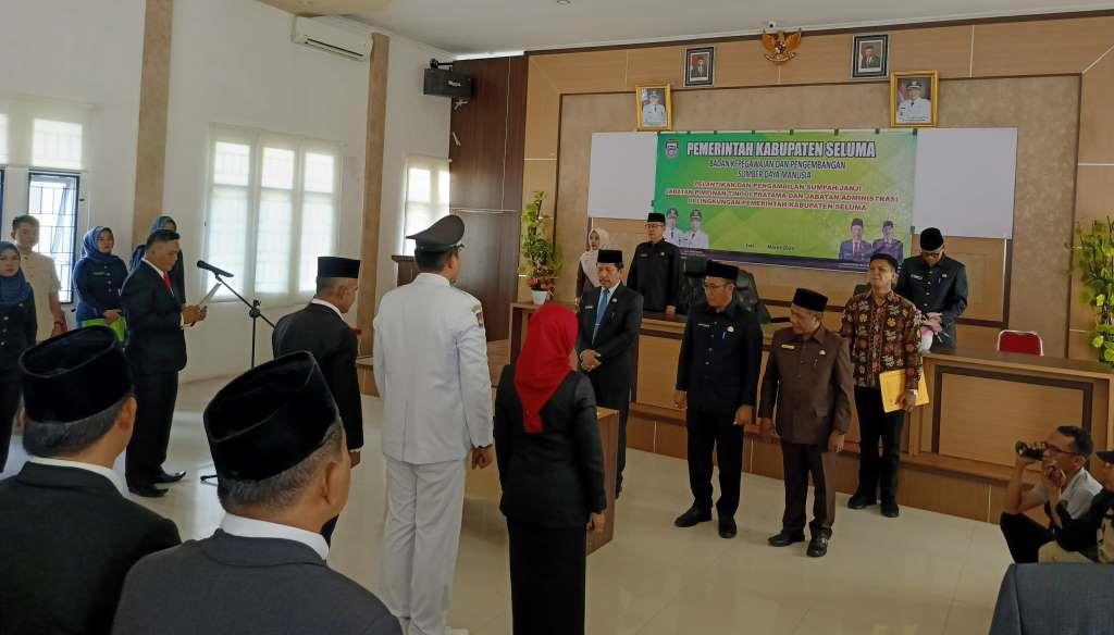 Puluhan Pejabat Seluma Kembali Dimutasi, Kepala Puskesmas Jadi Direktur RSUD Tais