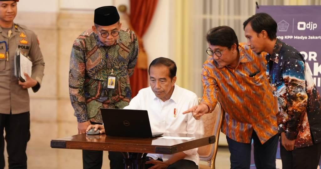 Presiden Jokowi, Wapres dan Sejumlah Menteri Sampaikan SPT Pajak 2023