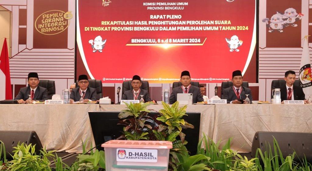 45 Anggota DPRD Provinsi Bengkulu Terpilih Periode 2024-2029