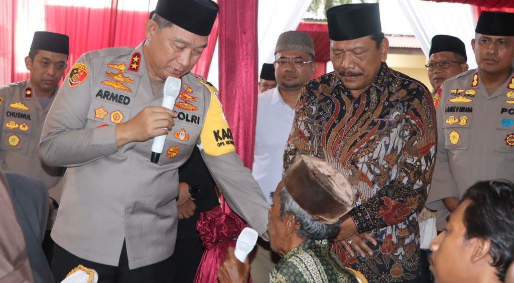 Kunker Kapolda Bengkulu Beri Bantuan Sosial Hingga Berdialog dengan Warga