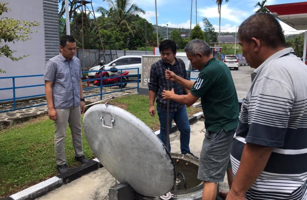 Polres Lebong Cek SPBU, Pastikan Penjulan BBM Tidak Curang