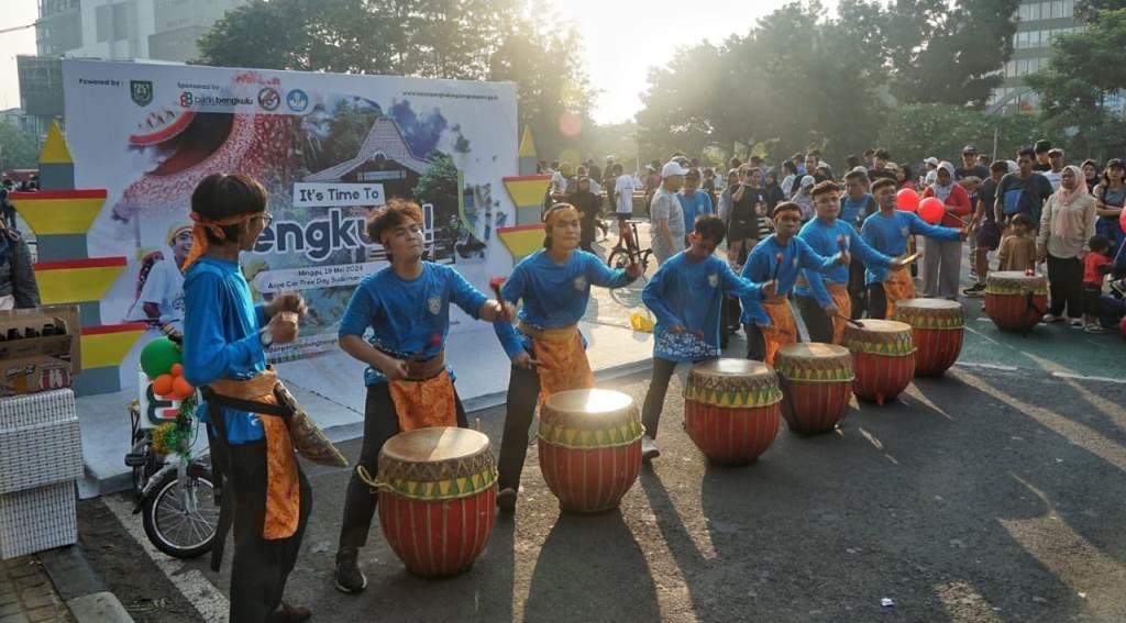 Ramai Warga Jakarta Datangi Booth Pemprov Bengkulu di Car Free Day