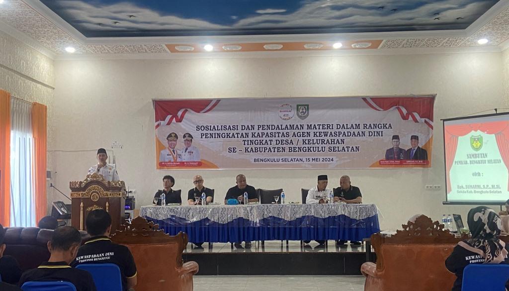 Sekda Sukarni Minta Agen Kewaspadaan Peka Mendeteksi Permasalahan