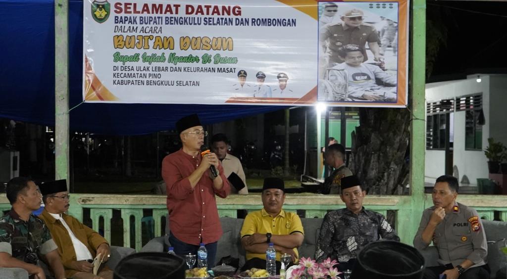Desa Ulak Lebar Lokasi Pertama yang Dipilih Gusnan Selenggarakan Bujik’an Dusun