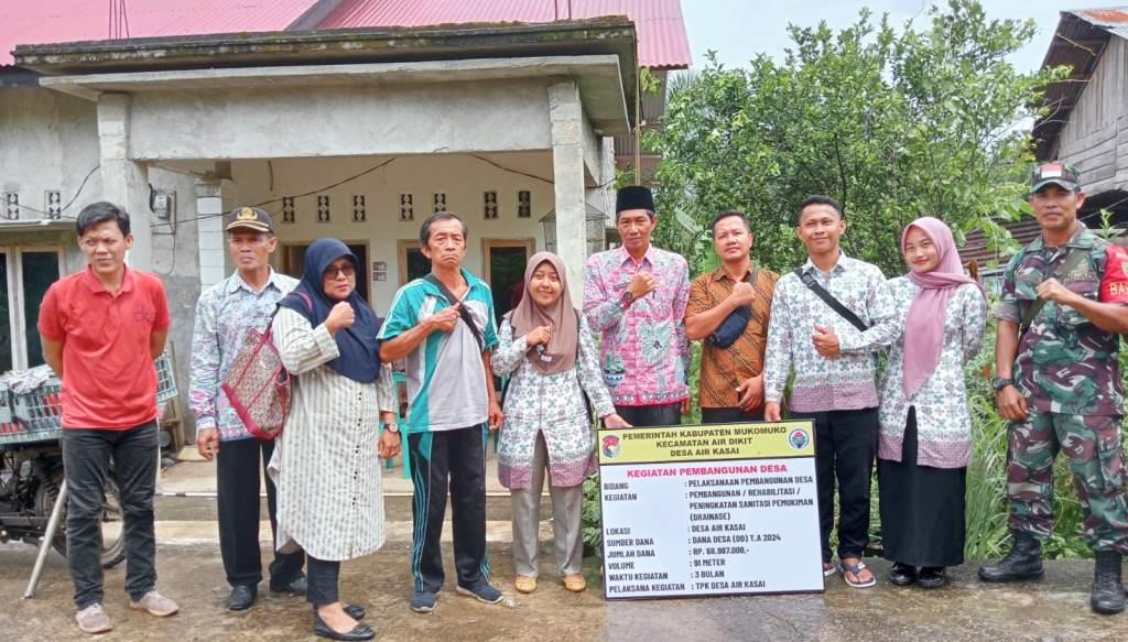 Pemdes Air Kasai Kerjakan 3 Item Titik Nol Hasil Usulan Prioritas