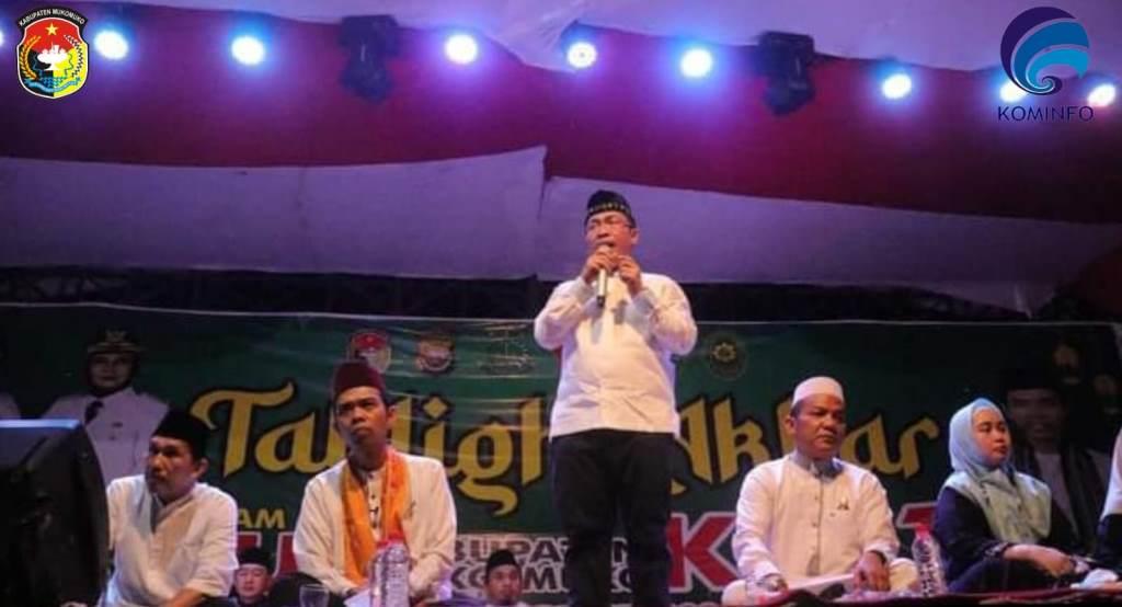 Bupati Sapuan Berharap Tabligh Akbar Jadi Momen Pererat Ukhuwah Islamiyah