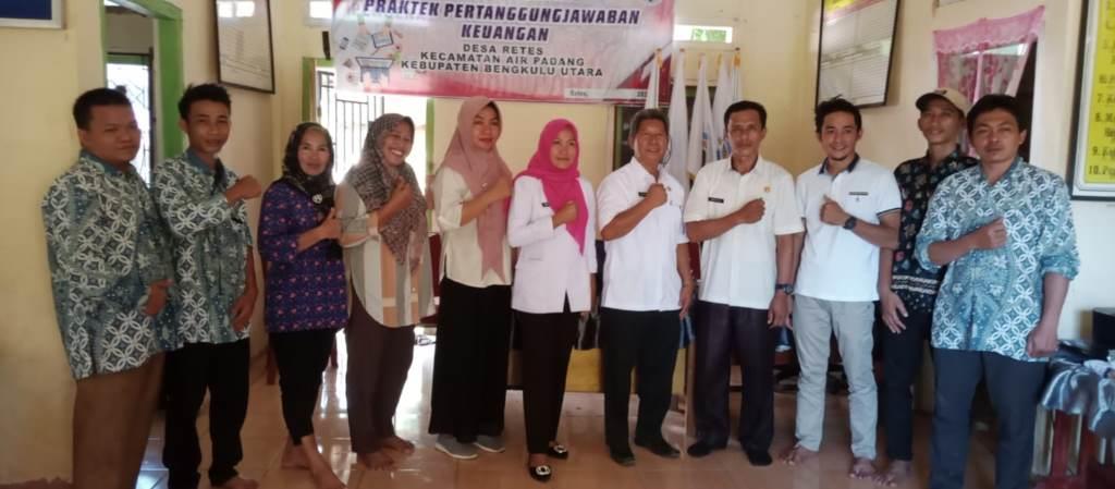 Perangkat Desa Pemdes Retes Ikuti Sosialisasi Pertanggungjawaban Keuangan Desa