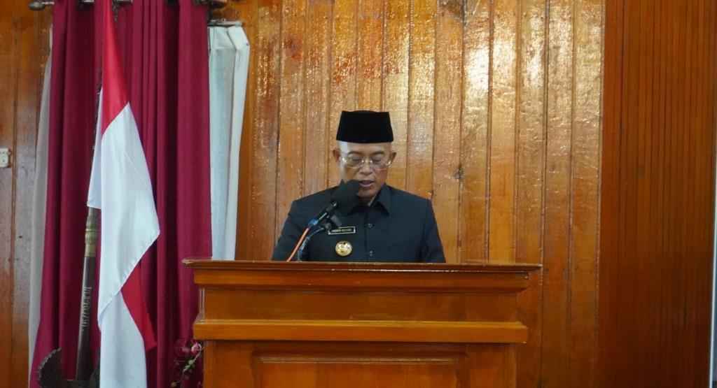 Bupati Gusnan Mulyadi Sampaikan Nota Pengantar LKPj 2023