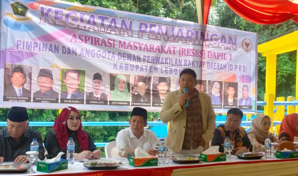 Reses Waka I Dedi Haryanto Didominasi Usulan Perbaikan Infrastruktur