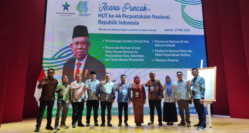 Bupati Kopli Ansori Hadiri Perayaan HUT Perpusnas RI di Jakarta