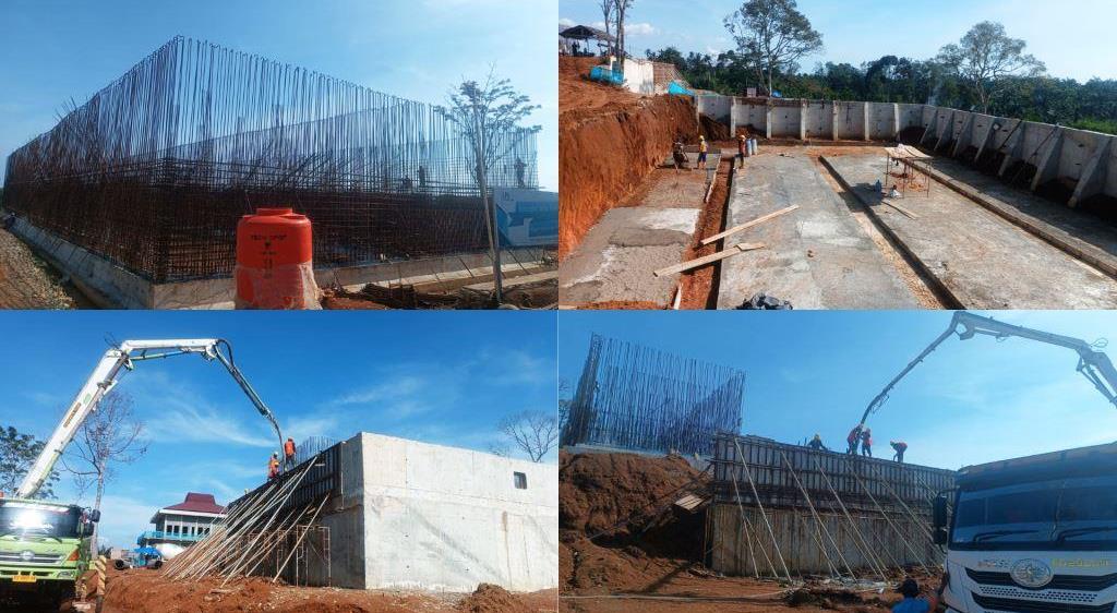 Progres Pembangunan IPA SPAM Regional Benteng Kobema Capai 50 Persen