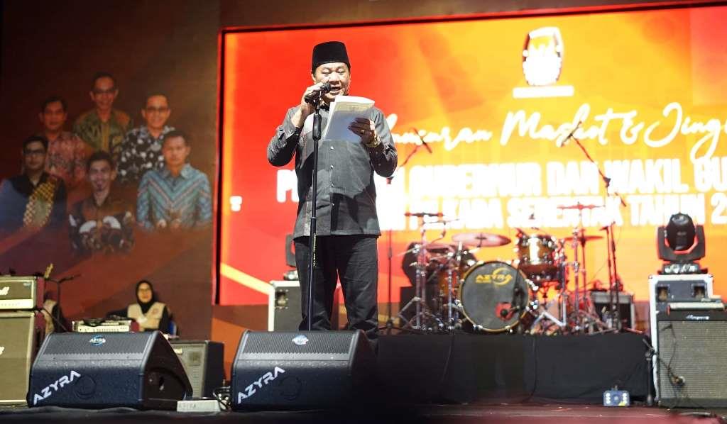 Wagub Rosjonsyah Hadiri Launching Maskot dan Jingle Pilgub Bengkulu 2024