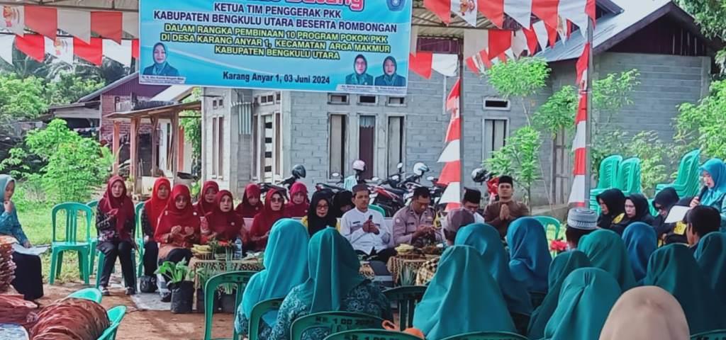 Tingkatkan Kemandirian Desa, Pemdes Karang Anyar 1 Adakan Pembinaan Program PKK