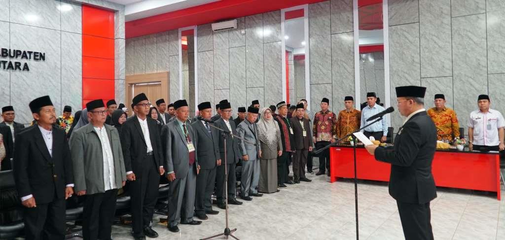 Gubernur Rohidin lantik Dewas, Hakim dan Panitera MTQ XXXVI Provinsi Bengkulu